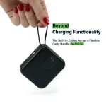 Fast Charging Digital Powerbank 38.5Wh, Built-in Type-C, 10K mAh