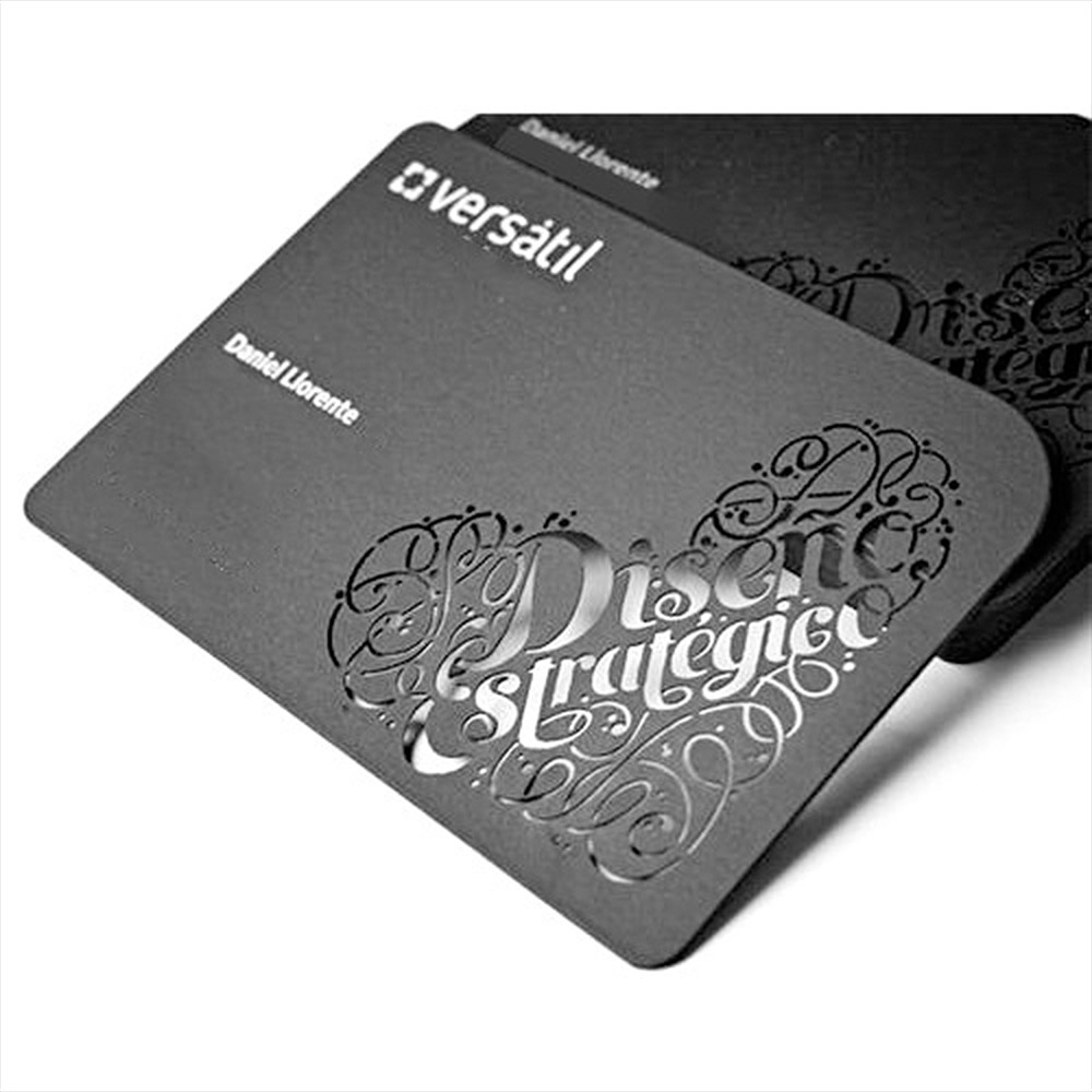 Premium Die cut Business Card Design Ideas