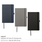 Appeel-A5-Size-PU-Notebooks-MBAPP-Blank-300×300