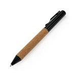 Black-Metal-Pen-with-Cork-Barrel-PN59-CO-Blank-600×600
