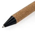 Black-Metal-Pen-with-Cork-Barrel-PN59-CO-Blank-600×600