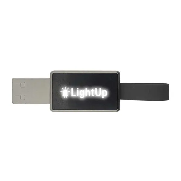 Light-Up Logo USB with Strap