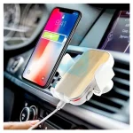 Car Phone Holder with Wireless Fast Charger 15W, Type C