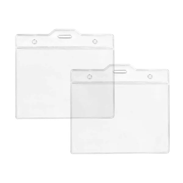 Clear Plastic ID Card Holder