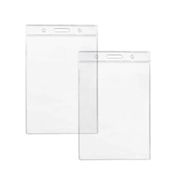 Clear Plastic ID Card Holder