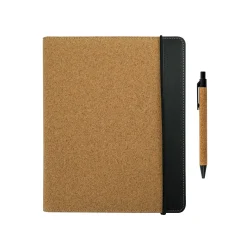 Cork-Cover-Folder-B5-Size-with-Notepad-Pen-and-Sticky-Notes-MB-10-View-3-250x250