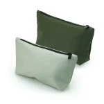Cosmetic Pouch with Zipper in Soft PU Material