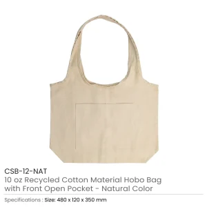 Cotton-Hobo-Bag-with-front-Pocket-CSB-12-Details-300x300