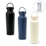 Dual Opening SS Bottles, Double-Wall Insulated Body, Powder Coated, 500ml