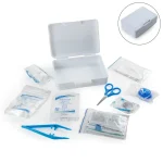First Aid Kit Set, 16 Essential Items in White Box