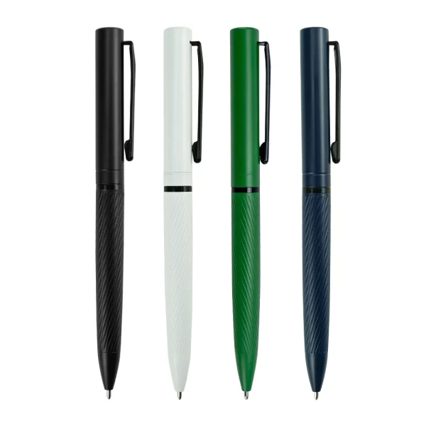Metal Pens Twist Action Matte Finish & Black Clip, Stylish & Comfortable Grip