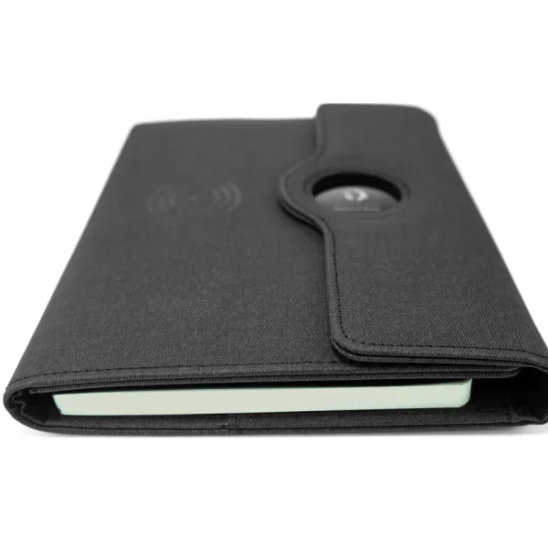 Powerbank Portfolio Notebook, 8000mAh, 15W Fast Wireless Charging