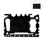 Multi-functional Tool Card in Stainless Steel with PU Leather Pouch