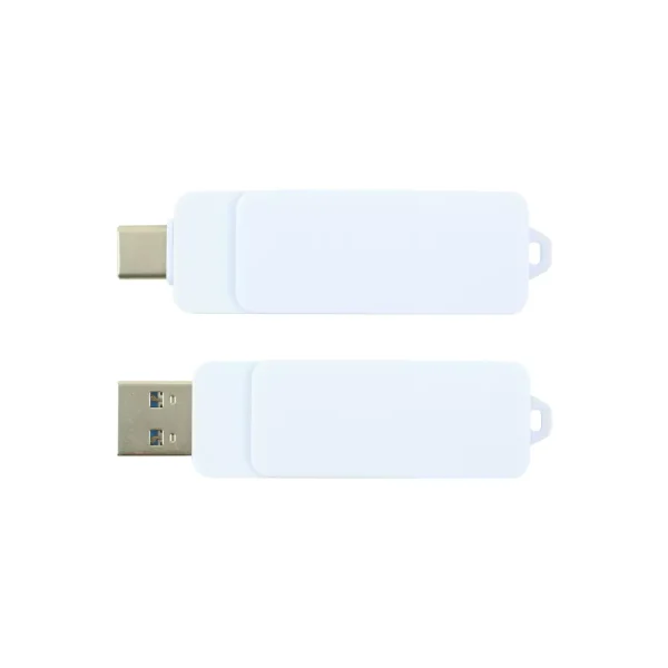 OTG White Swivel USB 64GB V. 3.0 Type C