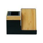 Branding-LED-Logo-on-Pen-Holder-with-Wireless-Charger-WDS6-BLK-600×600