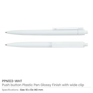 Plastic-Pen-White-PPN103-WHT-Details-300x300