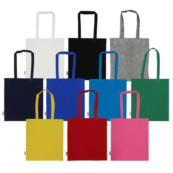 Recycled Cotton Bags, Durable Long Strap