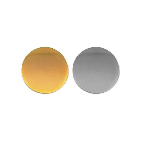 Round Flat Metal Badges 20mm