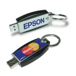 Slide Button USB Flash Drive with Key Holder