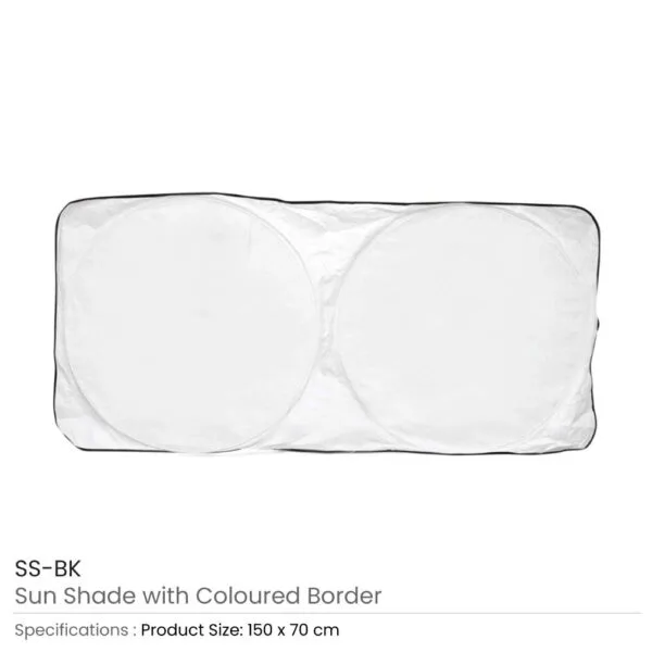 Sunshades for Cars in White Tyvek Material