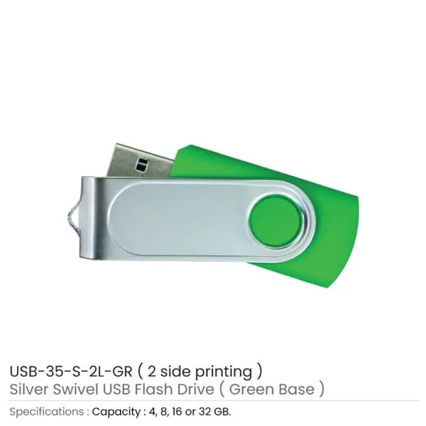 Swivel USB with 2 sides Printing