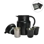 Arabic Tea & Coffee Pot With Cups Set – 1000 ml (1L)