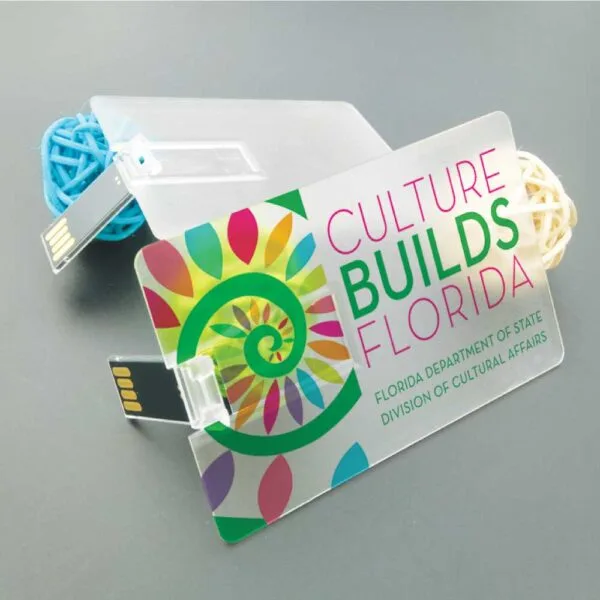 Promotional Transparent USB Flash Card