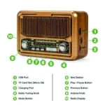 Vintage-Design-Bluetooth-Speaker-with-Radio-and-Solar-Panel-SPK-R8-Features-600×600