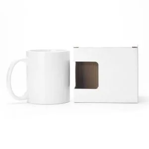 White Sublimation Ceramic Mugs with Box 11 oz