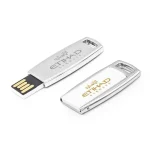 Thin White USB Flash Drives