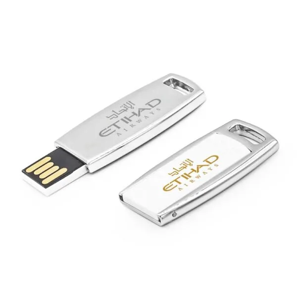 Thin White USB Flash Drives